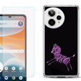 thumbnail image 1 of Phone Case for ATT Motivate Pro 2, with Screen Protector, by OneToughShield - Zebra Running, 1 of 5