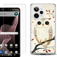 thumbnail image 1 of Phone Case for ATT Verge 2 5G, with Screen Protector, by OneToughShield - Autumn Owl, 1 of 5