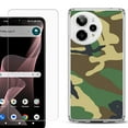 thumbnail image 1 of Phone Case for ATT Verge 2 5G, with Screen Protector, by OneToughShield - Camo Green, 1 of 5