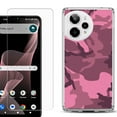 thumbnail image 1 of Phone Case for ATT Verge 2 5G, with Screen Protector, by OneToughShield - Camo Pink, 1 of 5