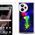 thumbnail image 1 of Phone Case for ATT Verge 2 5G, with Screen Protector, by OneToughShield - Cosmos Dance, 1 of 5