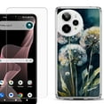 thumbnail image 1 of Phone Case for ATT Verge 2 5G, with Screen Protector, by OneToughShield - Dandelion Color, 1 of 5