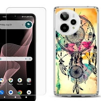 Phone Case for ATT Verge 2 5G, with Screen Protector, by OneToughShield - Dream Catcher Color