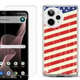 thumbnail image 1 of Phone Case for ATT Verge 2 5G, with Screen Protector, by OneToughShield - Flag / USA, 1 of 5