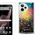 thumbnail image 1 of Phone Case for ATT Verge 2 5G, with Screen Protector, by OneToughShield - Flower Field, 1 of 5