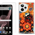 thumbnail image 1 of Phone Case for ATT Verge 2 5G, with Screen Protector, by OneToughShield - Ladybug Flower, 1 of 5