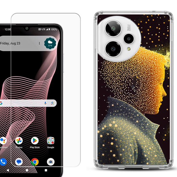 Phone Case for ATT Verge 2 5G, with Screen Protector, by OneToughShield - Little Prince