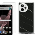 thumbnail image 1 of Phone Case for ATT Verge 2 5G, with Screen Protector, by OneToughShield - Marble / Black, 1 of 5