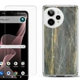 thumbnail image 1 of Phone Case for ATT Verge 2 5G, with Screen Protector, by OneToughShield - Marble/Camo, 1 of 5