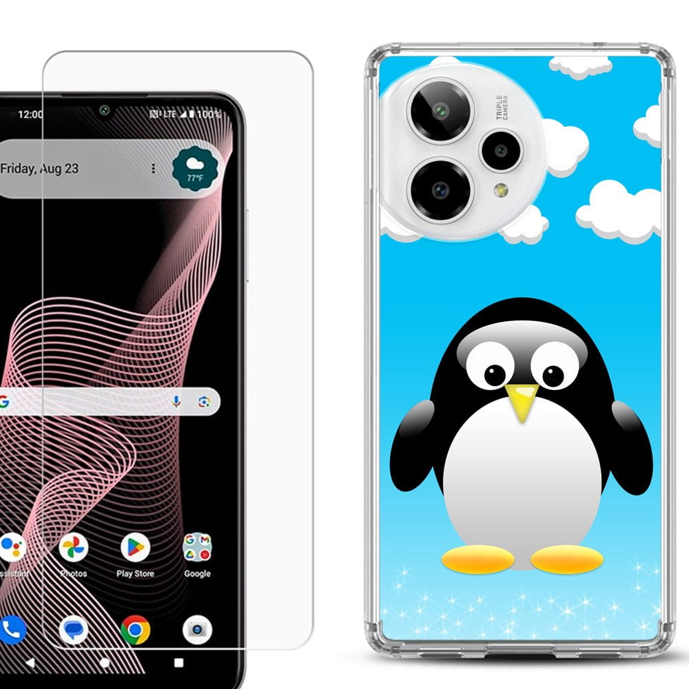 Phone Case for ATT Verge 2 5G, with Screen Protector, by OneToughShield -  Poppy Field - Walmart.com