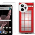 thumbnail image 1 of Phone Case for ATT Verge 2 5G, with Screen Protector, by OneToughShield - Phone Booth Red, 1 of 5
