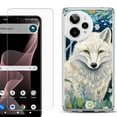thumbnail image 1 of Phone Case for ATT Verge 2 5G, with Screen Protector, by OneToughShield - Playful Wolf, 1 of 5