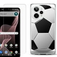 thumbnail image 1 of Phone Case for ATT Verge 2 5G, with Screen Protector, by OneToughShield - Soccer, 1 of 5