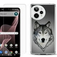 thumbnail image 1 of Phone Case for ATT Verge 2 5G, with Screen Protector, by OneToughShield - Wolf Face, 1 of 5
