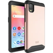TUDIA Merge TCL A3 A509DL Phone Case/TCL A30 Phone Case Heavy Duty Cover - Rose Gold