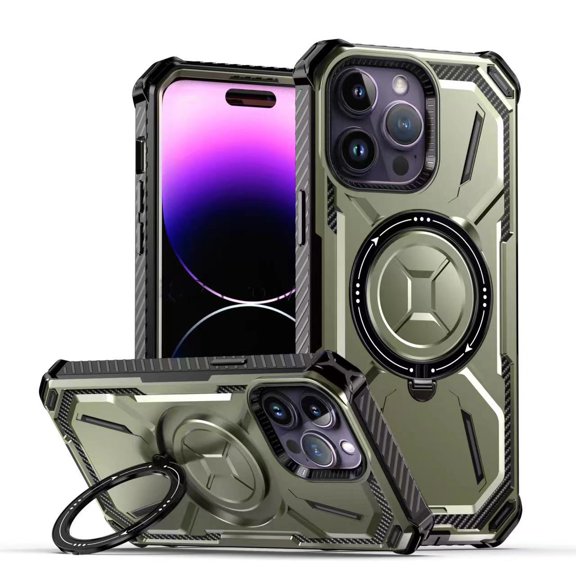 Phone Case for Apple 12/13/14 Pro Pro Max 14 Plus Phone Case Four Corners Anti-drop Magsafe