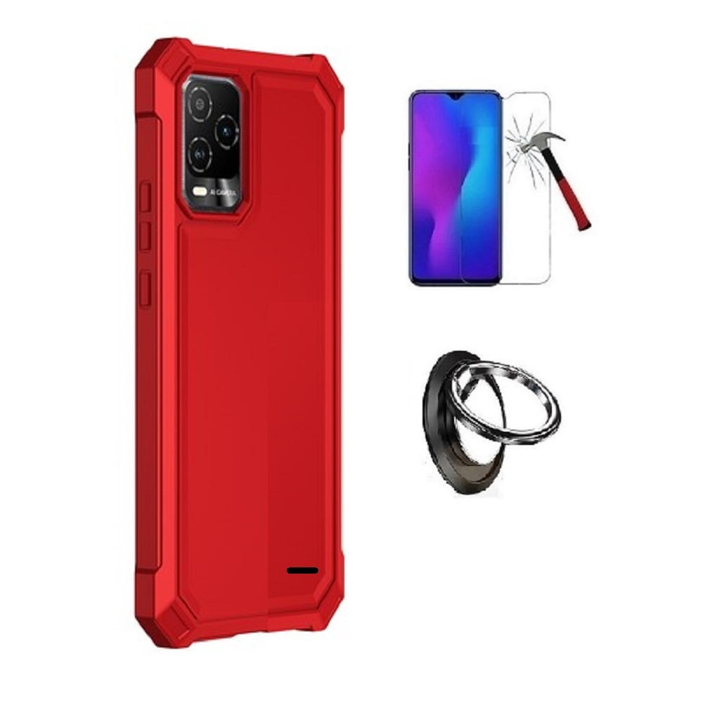 Per BLU View 5 Pro B170D Custodia Slim Silicone Gel Cover Vetro