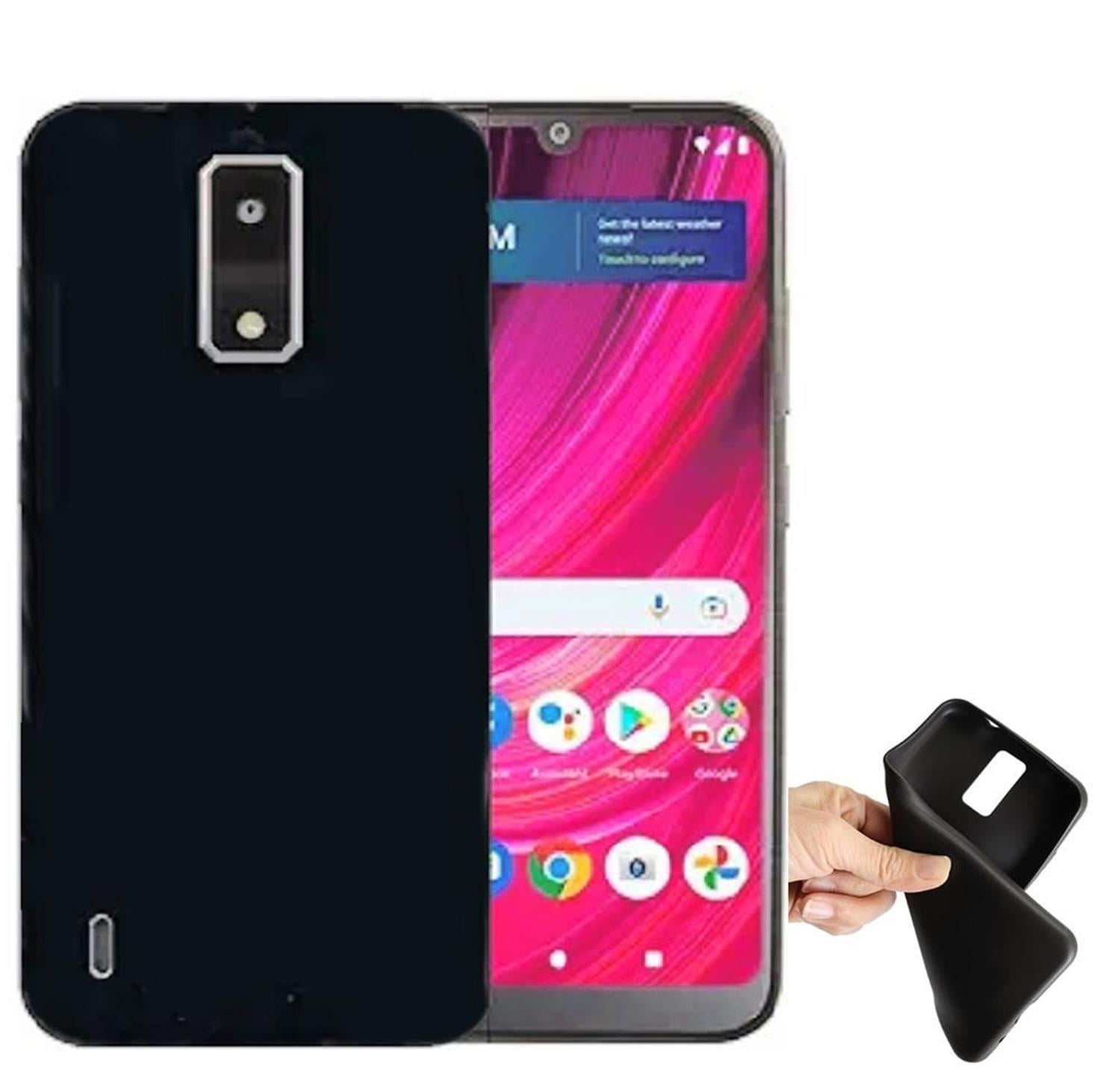 Phone Case for Blu View 4 B135DL (Flexible Gel Black)