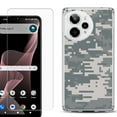 thumbnail image 1 of Phone Case for Cricket Icon Plus 2026, with Screen Protector, by OneToughShield - Digital Camo, 1 of 5