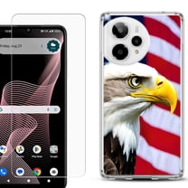 Phone Case for Cricket Icon Plus 2026, with Screen Protector, by OneToughShield - Eagle