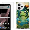 thumbnail image 1 of Phone Case for Cricket Icon Plus 2026, with Screen Protector, by OneToughShield - Frog Craft, 1 of 5