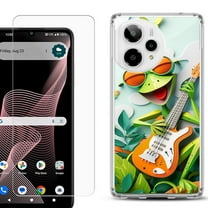 Phone Case for Cricket Icon Plus 2026, with Screen Protector, by OneToughShield – Grasshopper