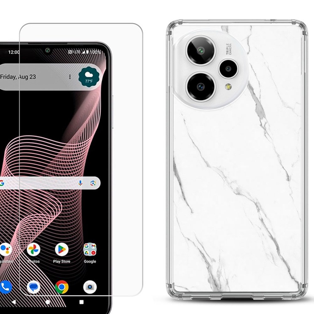 Phone Case for Cricket Icon Plus 2026, with Screen Protector, by ...
