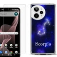 thumbnail image 1 of Phone Case for Cricket Icon Plus 2026, with Screen Protector, by OneToughShield - Scorpio, 1 of 5