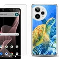 thumbnail image 1 of Phone Case for Cricket Icon Plus 2026, with Screen Protector, by OneToughShield - Sea Turtle, 1 of 5