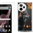 thumbnail image 1 of Phone Case for Cricket Icon Plus 2026, with Screen Protector, by OneToughShield - Wolf Autumn, 1 of 5