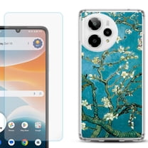 Phone Case for Cricket Icon Pro 2026, with Screen Protector, by OneToughShield - Almond Blossom