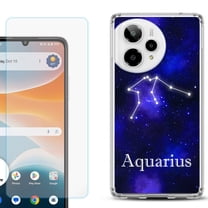 Phone Case for Cricket Icon Pro 2026, with Screen Protector, by OneToughShield - Aquarius