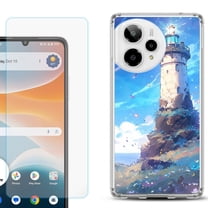 Phone Case for Cricket Icon Pro 2026, with Screen Protector, by OneToughShield - Beacon Sky