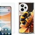 thumbnail image 1 of Phone Case for Cricket Icon Pro 2026, with Screen Protector, by OneToughShield - Bee, 1 of 5