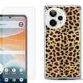 thumbnail image 1 of Phone Case for Cricket Icon Pro 2026, with Screen Protector, by OneToughShield - Cheetah Gold/Black, 1 of 5