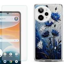 Phone Case for Cricket Icon Pro 2026, with Screen Protector, by OneToughShield - Cornflower