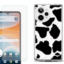 Phone Case for Cricket Icon Pro 2026, with Screen Protector, by OneToughShield - Cow Skin Design
