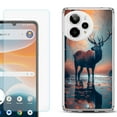 thumbnail image 1 of Phone Case for Cricket Icon Pro 2026, with Screen Protector, by OneToughShield - Deer Autumn, 1 of 5