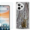 thumbnail image 1 of Phone Case for Cricket Icon Pro 2026, with Screen Protector, by OneToughShield - Deer/Snow/Camo, 1 of 5