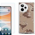 thumbnail image 1 of Phone Case for Cricket Icon Pro 2026, with Screen Protector, by OneToughShield - Desert Camo, 1 of 5