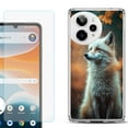 thumbnail image 1 of Phone Case for Cricket Icon Pro 2026, with Screen Protector, by OneToughShield - Fox Autumn, 1 of 5
