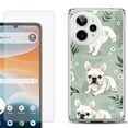 thumbnail image 1 of Phone Case for Cricket Icon Pro 2026, with Screen Protector, by OneToughShield - French Bulldog, 1 of 5