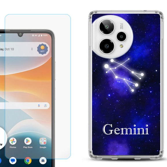 Phone Case for Cricket Icon Pro 2026, with Screen Protector, by OneToughShield - Gemini