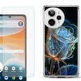 thumbnail image 1 of Phone Case for Cricket Icon Pro 2026, with Screen Protector, by OneToughShield - Glowing Rose, 1 of 5