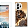 thumbnail image 1 of Phone Case for Cricket Icon Pro 2026, with Screen Protector, by OneToughShield - Tiger, 1 of 5