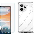 thumbnail image 1 of Phone Case for Cricket Icon Pro 2026, with Screen Protector, by OneToughShield - Volleyball, 1 of 5