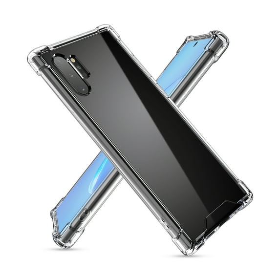 Phone Case for Galaxy Note 10 Plus SM-N975 , Crystal Clear Hard Back Cover with 4 Corners Shockproof Protection Clear Case for Galaxy Note 10 Plus