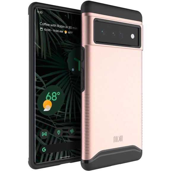 TUDIA  Merge Google Pixel 6 Pro Case 2021 Dual Layer Heavy Duty Cover - Rose Gold