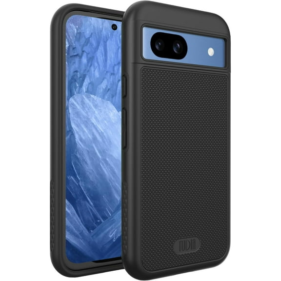 TUDIA MergeGrip Google Pixel 8a Case 2024 Dual Layer Grip Heavy Duty - Matte Black