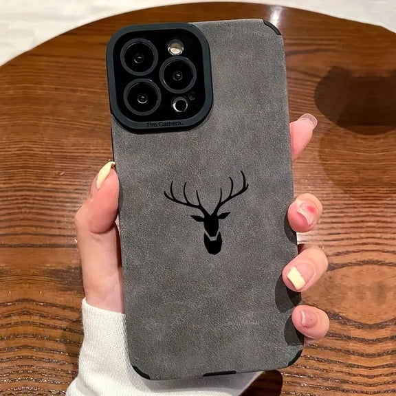 Phone Case for IPhone15ProMax Apple 15 Mobile Phone Case 11 Simple Leather Pattern XR Max Creative Protective Case